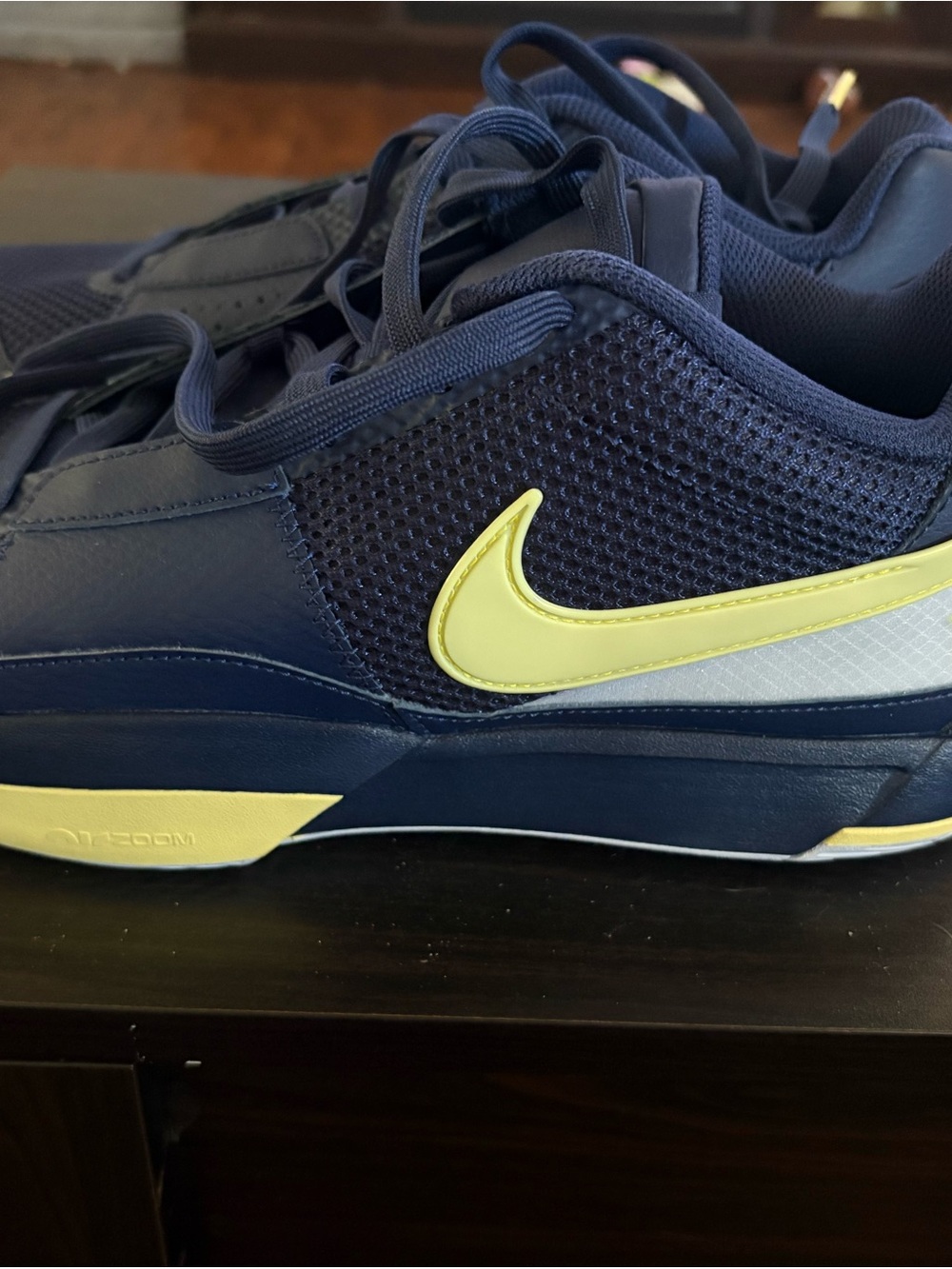Nike Ja 1 "Murray State" Midnight Navy Yellow - Men's Size 12 (Brand New)